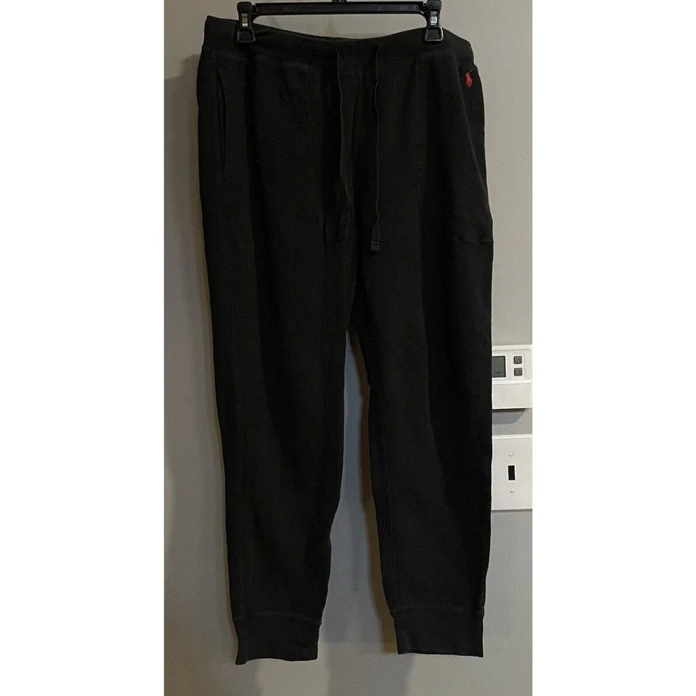 Polo Ralph Lauren Pants Sleep Jogger Waffle Knit Thermal Lounge‎ Lot Of 2 Large